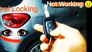 RENAULT KWID remote lock key issue explained and center locking not working issue resolved