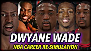 DWYANE WADE’S NBA CAREER RE-SIMULATION | BETTER OR WORSE IN THE MODERN DAY? | NBA 2K20