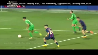 Marc Casadó |  Cornellà vs Barcelona B 2023-02-04 Match Highlight | Every Touch