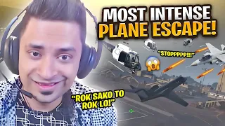 MOST INTENSE PLANE ESCAPE ✈️😲 - GTA 5 GAMEPLAY - MRJAYPLAYS