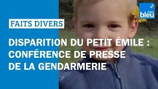 Mort du petit Émile au Vernet : conférence de presse de la gendarmerie