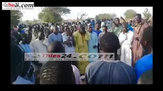 Inhumation de Cheikh Bethio à Touba
