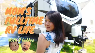 RV Living| A Day in the Life: Mom with 2 toddlers, Full-Time RV Family of 4 | part 1