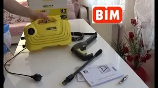 BİM - karcher classic K2 Basınçlı Oto Yıkama makinası Kutu Açılımı