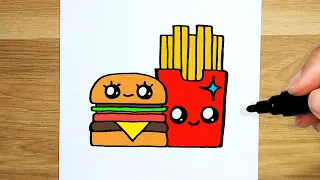 COMMENT DESSINER UN FAST FOOD MIGNON