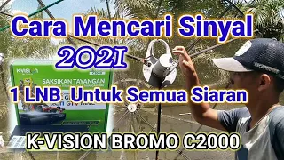 Cara Pasang 1 LNB||1LNB TELKOM4||Mencari Sinyal & Siaran 1LNB Receiver K-Vision