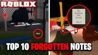 Top 10 FORGOTTEN Piggy Notes of ALL TIME!! (Roblox)