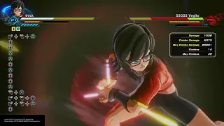 Balanced Female Saiyan combo|Xenoverse 2