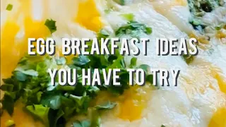 3 quick and easy ways for EGG BREAKFAST IDEAS you have to try!