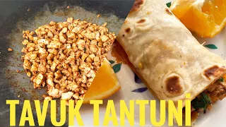 MERSİN TAVUK TANTUNİ. 💯 (Tavada yada sacda)#tantuni #tavuktantuni #mersin