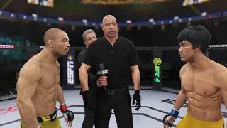 Jose Aldo vs Bruce Lee UFC 4 Fight