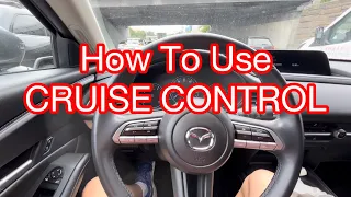 How To Use CRUISE CONTROL MAZDA CX 30 2023 Automatic Braking