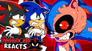 Sonic & Shadow Reacts To I AM GOD, Sonic.EXE!
