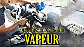 NETTOYER l'intérieur de sa voiture à la VAPEUR avec le Karcher SC4 !