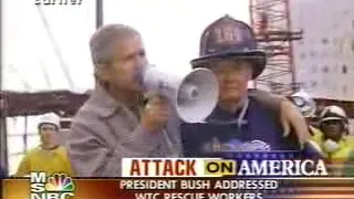 President George W. Bush Jr. on September 14, 2001