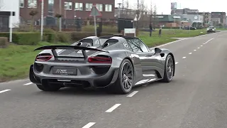 Supercars Accelerating! 918 Spyder, Armytrix GT3 RS, SF90, Novitec F8 Tributo, 812 Competizione