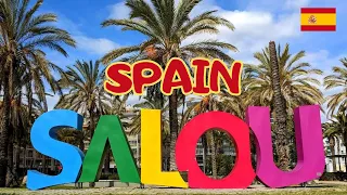 Salou - Spain. City Walking Tour. Salou Travel Guide. 4k HDR 60fps.