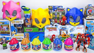 Sonic The Hedgehog Unboxing ASMR | Sonic Race Sprint, Super Sonic , Amy Rose Mask, Easter Sonic Eggs