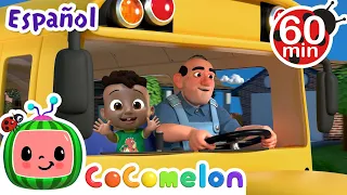 ¡CoComelon! | LAS RUEDAS DEL BUS V4 | Canciones Infantiles en Español Latino