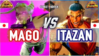 SF6 🔥 Mago (Juri) vs Itazan (Marisa) 🔥 SF6 High Level Gameplay