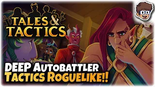 DEEP Autobattler Tactics Roguelike!! | Let's Try Tales & Tactics