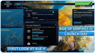 Age of Empires 4 - LAUNCH DAY -  First Look and gameplay