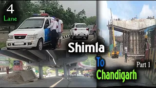 Shimla To Chandigarh by 4 lane