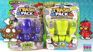 The Trash Pack Trashies Rotten Eggs Sewer Trash Pack Opening | PSToyReviews