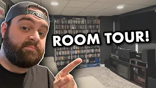 My Small Basement Home Theater & Family Movie Room! | April 2024 Update