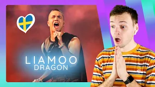 LIAMOO with "DRAGON" at Melodifestivalen 2024: I reacted to his live performance (Heat 2)