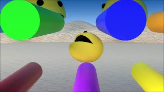 PACMAN HAS HIS WORST DAY EVER! - SOFTBODY SIMULATION SPECIAL V2