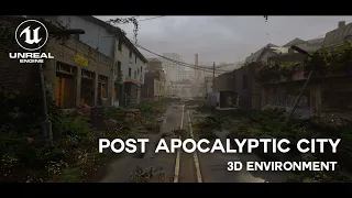 Post Apocalyptic City 3D Environment UE5