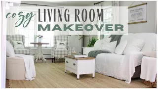 Living Room Makeover ~ Flexispot Office Chair ~ Living Room Furniture ~ Farmhouse Style Living Room