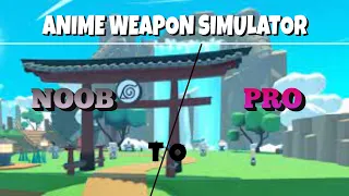 Becoming a PRO and reaching OnePiece island in Anime Weapon Simulator (Roblox)