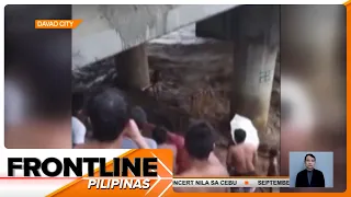 Babae sa Davao City, sinagip matapos ma-trap sa ilalim ng tulay | Frontline Pilipinas