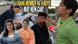 CARLA AND JOY SUPPORT SA BAGONG SASAKYAN NG ISANG MEMBER NG K-BOYS!