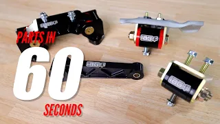 Parts In 60 Sec - Jim explains the IAG Mounts & Bushings