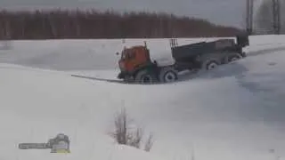 Грузовые машина УРАЛ на севере первая часть