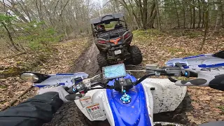 Yamaha Raptor 700R -(4K POV) New trail found!