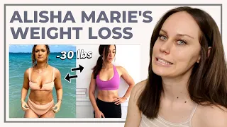 Weight Loss Coach Reacts to Alisha Marie's Weight Loss