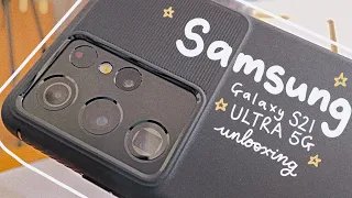 Aesthetic Samsung Galaxy S21 Ultra Unboxing