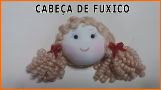 como fazer cabeça de boneca de fuxico | Aprenda a Fazer Cabeça da Boneca