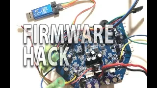 HOVERBOARD MOTHERBOARD HACK - how to change the firmware to use different controls PART 1