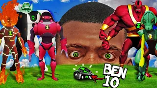 Finding BEN 10 ALIENS In GTA 5 (Secret)