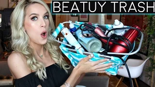 HUGE EMPTIES REVIEW | 10 lbs of Beauty Trash | LeighAnnSays