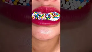 asmr RAINBOW CANDY eating sound #asmr