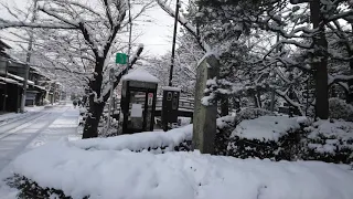 Heavy snow in Takayama, Japan - Dec 2018