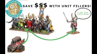 How Unit Fillers Will Save You Money In Warhammer Old World!
