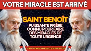 🙌🏻 PUISSANTE PRIÈRE DE SAINT BENOÎT CONNU POUR FAIRE DES MIRACLES DE TOUTE URGENCE