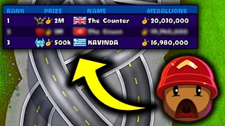 Playing the #1 and #3 Ranked Pro Players in the WORLD... (Bloons TD Battles)